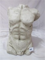 male bust sculpture .