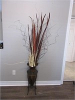 decorative vase and arrangement