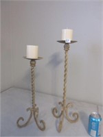 candle holders .