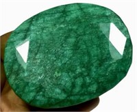 Certified 1930.00 ct Natural Zambian Emerald