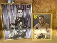 2 Framed Elvis Pictures
