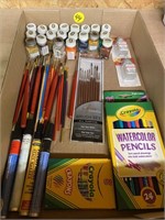 Paints, Brushes & Colored Pencils
