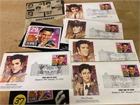 First Day Issue Elvis Stamped Envelopes