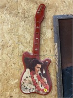 Elvis Hanging Guitar Clock