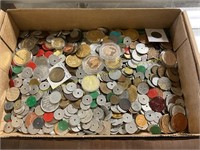 Tray of Medals & Tokens