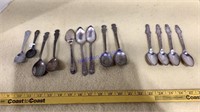 Silver spoons, Gerber, Rogers, etc