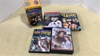 DVD’s & VCR movies, westerns, John Wayne, Dragnet
