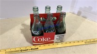 6 pack of old Coke bottles, 1970’s