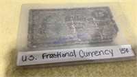US Fractional currency, 15cents