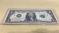 1995 $1.00 Star note