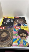 4 Life magazines from 1968-1969