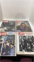 4 life magazines 1968-1970