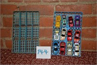Die Cast Cars with Plastic Carry Case Inserts