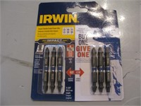 IRWIN IMPACT DOUBLE ENDED POWER BITS 5 PACKS/BOX