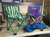 2 "TOT SPOT" CAMPING CHAIRS