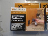 ROCKLER QUICK-RELEASE WORKBENCH CASTOR PLATES