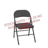 Cosco Black Standard Padded Folding Chair 4pk