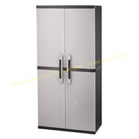 Keter Freestanding Plastic Utility Cabinet, Grey