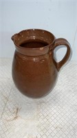 JUG TOWN POTTERY PITCHER