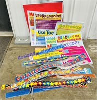 Lot of Teacher Related Posters, Borders & Name