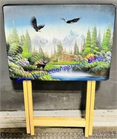 Painted TV Tray