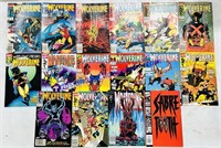 Lot of (16) 1990’s Wolverine Comic Books