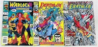 Lot of (3) 1990’s Deathlok/Warlock Comic Books