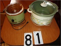 Large & Small Crock Pots