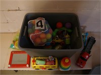 Tote Of Kids Toys