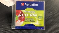 (33) Verbatim Printable CD-RW Disks