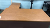 Five Drawer Desk with Right Hand Return