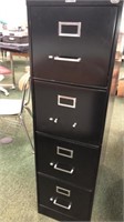 (2) Filing Cabinets, (1) Two Drawer, (1) Four