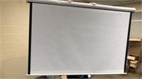 Retractable Wall Mounted Projection Screen