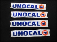 vintage Unocal gas pump stickers