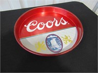 1970's Coors tin drink tray