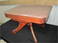 small table with marble top