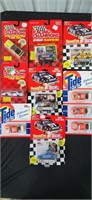 10 Nascar cars, Tide and others