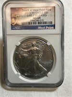 2015 (W) MS 69 Silver Eagle dollar
