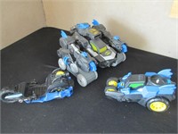 Batman cars, transformer type toy