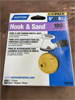 Norton 180 Grit Hook & Loop Sanding Discs