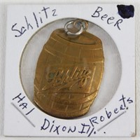 Schlitz Beer Keg Watch Fob - Promo Distribution