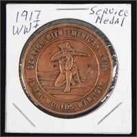 1917 WWI Service Medal - Awesome Medal