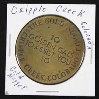 50¢ Trade Token The Gold Nugget (Cripple Creek,