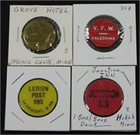 Lot of Tokens - Rare Grove Hotel Spring Grove,