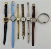 7 Ladies Watches - All Need New Batteries