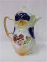 Nice Antique china 9 1/2" teapot, German?