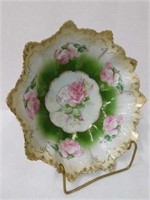 Antique MZ Austria hand painted china bowl