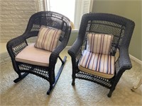 TWO (2) WICKER CHAIRS