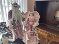 NORSE SANTA AND MRS CLAUSE    29" TALL