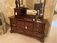 5PC SOLID WOOD BEDROOM SUITE (FULL)